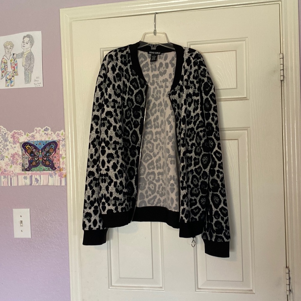 Soho Girls leopard print jacket